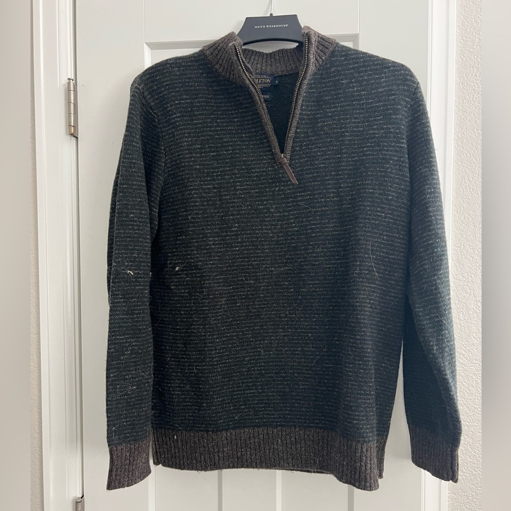 Pendleton Men’s Brown Half Zip Sweater